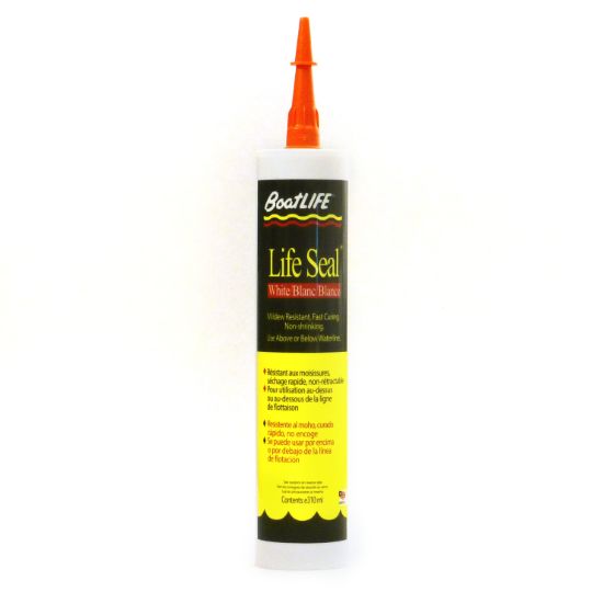 LIFE INDUST. LIFE SEAL 10.6 FL. OZ. CART. WHITE - 1170