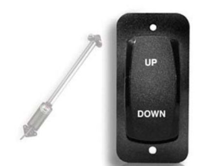 LENCO HATCH LIFT ROCKER SWITCHSINGLE LIFT - 15096001