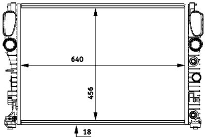 CLEVITE 77 RADIATOR - CR512000P