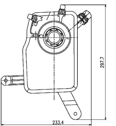 CLEVITE 77 EXPANSION TANK - CRT205000S