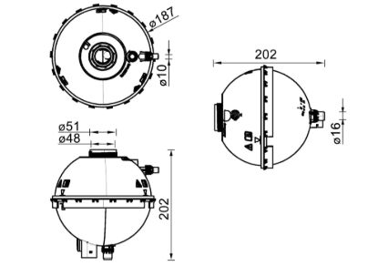 CLEVITE 77 EXPANSION TANK - CRT211000S
