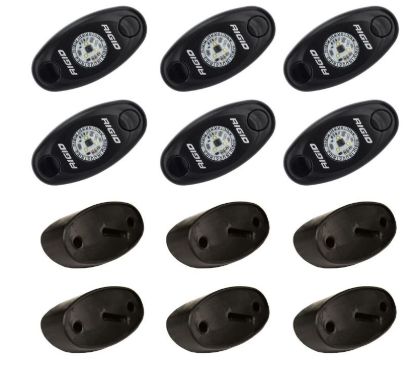 RIGID IND ROCK LIGHT KIT CW /6 - 400253