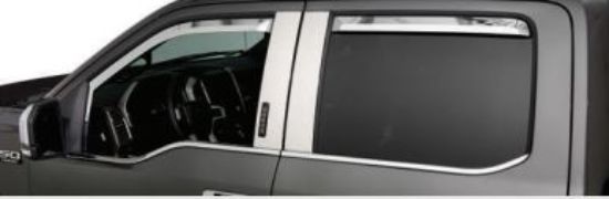PUTCO ELEMENT CHROME WINDOW VISORS FITS; - 480025
