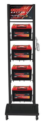 ODYSSEY ODYSSEY 4 TIER BATTERY RACK - ODY4RETAIL