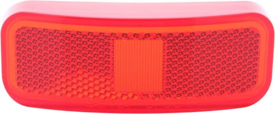 OPTRONICS RED LENS FOR RECT CLNCE LIGHT - A44RBP