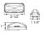 OPTRONICS LED M/C;MINI SNAP LOCK;1 DIODE RED - AL90RBP