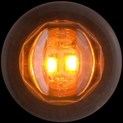 OPTRONICS LED UNI-LIGHT W/GROMMET;AMBER - MCL11AKB
