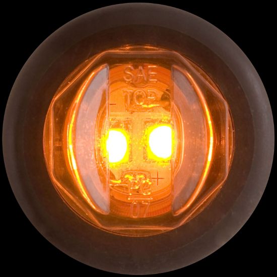 OPTRONICS LED UNI-LIGHT W/GROMMET;AMBER - MCL11AKB