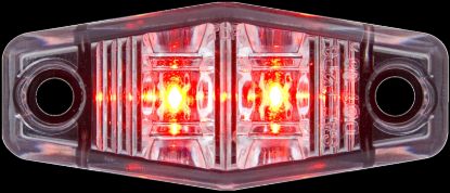 OPTRONICS LED MARK W/ CLEAR LENS;MINI;RED - MCL13CR2B