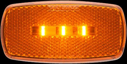 OPTRONICS LED MARK LIGHT;OVAL;AMBER; - MCL32ABP