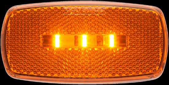 OPTRONICS LED MARK LIGHT;OVAL;AMBER; - MCL32ABP