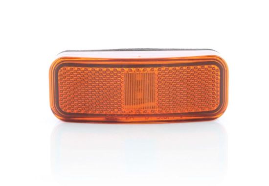 OPTRONICS 2LED YLW MARKER LIGHT W/REFLEX LENS - MCL40ABBP