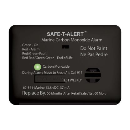 MTI INDUSTRY MARINE CO DETECTOR SURF MNT BLK - 62541BLMAR