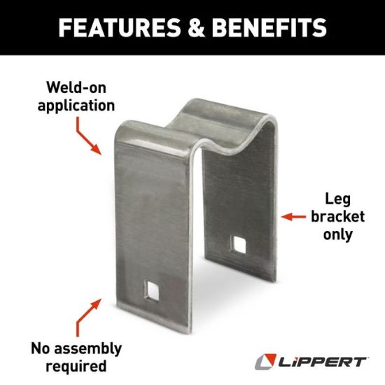 LIPPERT COMP WELD-ON LANDING GEAR LEG - 113511