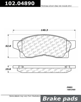 STOP TECH CTEK METALLIC BRAKE PADS - 10204890