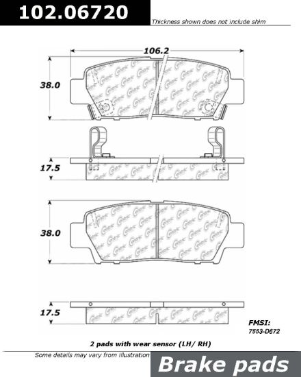 STOP TECH CTEK METALLIC BRAKE PADS - 10206720