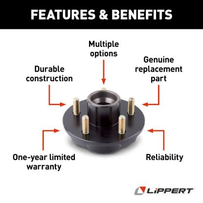 LIPPERT COMP IDLER HUB  545-1/2'  3500 - 122098