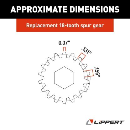 LIPPERT COMP 0.6200X1.6670X0.7500(12DP/14.5PA) - 122739