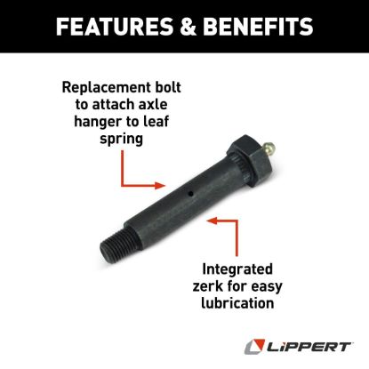 LIPPERT COMP WET BOLT 9/16'X3.24' - 126238