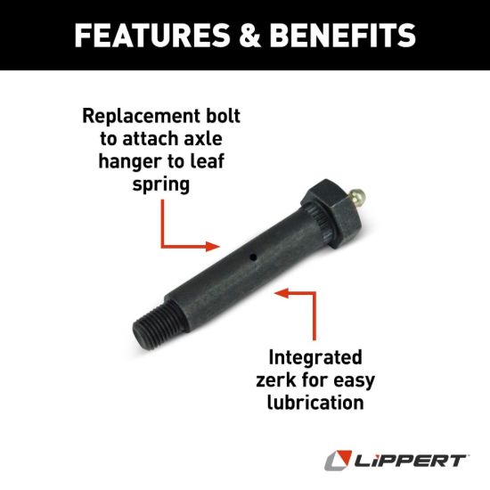 LIPPERT COMP WET BOLT 9/16'X3.24' - 126238