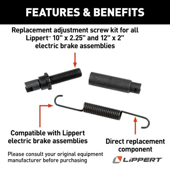 LIPPERT COMP ADJUSTER SCREW AND SPRING - 136453