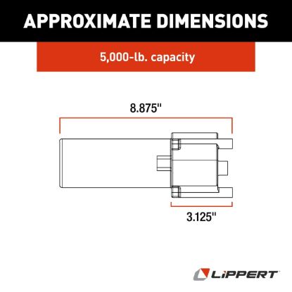 LIPPERT COMP TUSON LANDING GEAR MOTOR - 141893