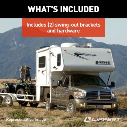 LIPPERT COMP 1PR SWING-OUT BRACKET ARC - 182496