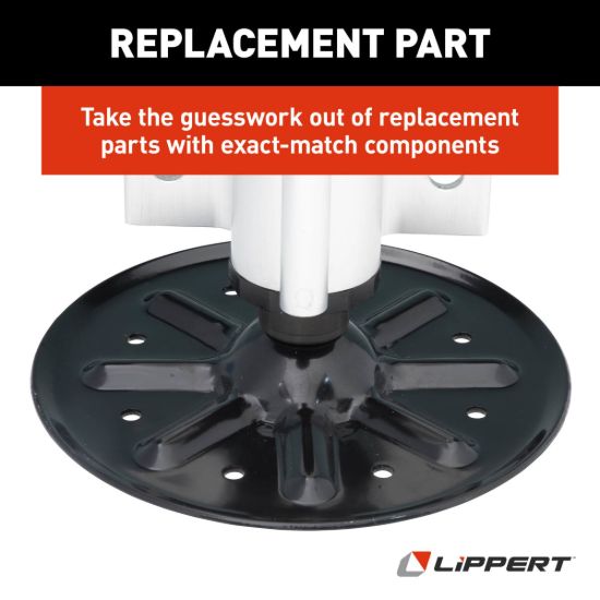 LIPPERT COMP 8K TRAILER JACK STAND ALUM - 19586010