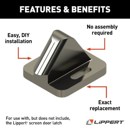 LIPPERT COMP SCREEN DOOR OUTSIDE STRIK - 198252