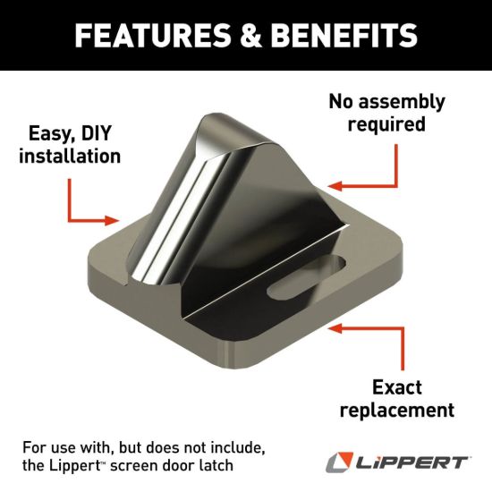LIPPERT COMP SCREEN DOOR OUTSIDE STRIK - 198252