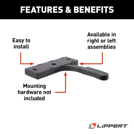 LIPPERT COMP SCREEN DOOR LATCH  LH - 201472
