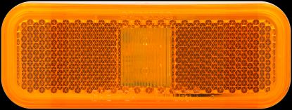 OPTRONICS LED MARK LIGHT;RECT;1WIRE;AMBER - MCL44AB1