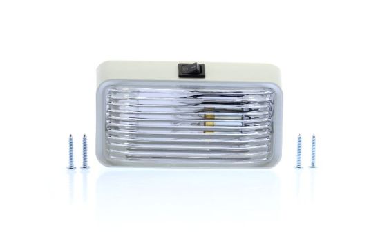 OPTRONICS PORCH LIGHT;SWITCH; SQ; CLR&AMBER - RVPL3CFS