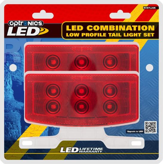 OPTRONICS LED RV OBLG TAIL LIGHT KIT - RVSTL20K