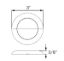 OPTRONICS LED ROUND UTILITY; 6 DIODE; CLEAR - UCL60CB