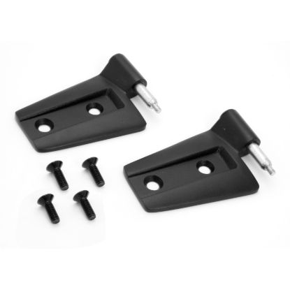 RUGGED RIDGE DOOR HINGE SET  BLACK ALU - 1120222