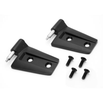 RUGGED RIDGE DOOR HINGE SET  CAST BLAC - 1120223