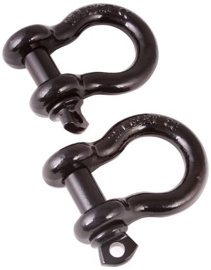 RUGGED RIDGE D-SHACKLE 3/4 INCH BLACK - 1123504