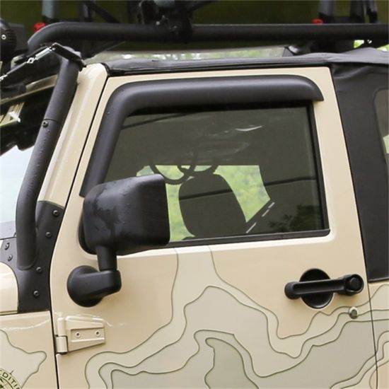 RUGGED RIDGE WINDOW VISOR MATTE BLK JK - 1134911