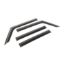 RUGGED RIDGE WINDOW VISORS  MATTE BLACK - 1134917