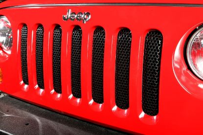 RUGGED RIDGE 07-15 JEEP GRILLE INSERT BLACK - 1140132
