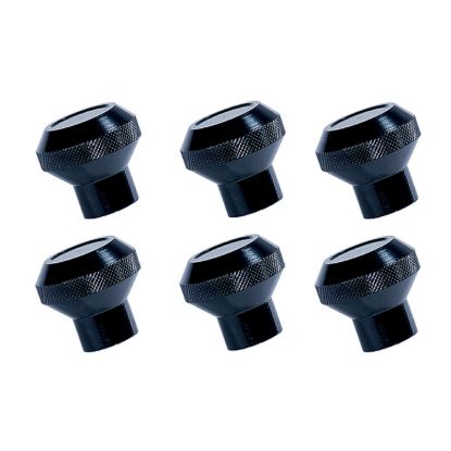RUGGED RIDGE BILLET ALUM DSH KNOB SET - 1142002