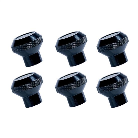 RUGGED RIDGE BILLET ALUM DSH KNOB SET - 1142002