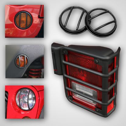 RUGGED RIDGE EURO GUARD LIGHT KIT WITH - 1249602