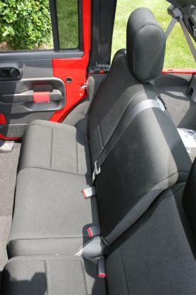 RUGGED RIDGE SEAT COVERS BLACK 07-08 - 1326401