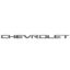 PUTCO CHEVROLET LETTERING EMBLEMS; BLACK - 55551BPGM