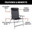 LIPPERT COMP STARGAZER CHAIR - BLACK - 2021000202