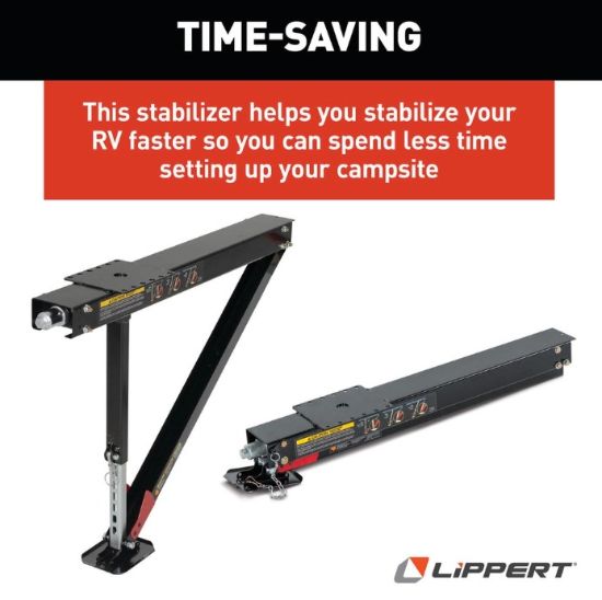 LIPPERT COMP STAB QD SGL LEG23 IN STRK BOXED KIT - 2022016064