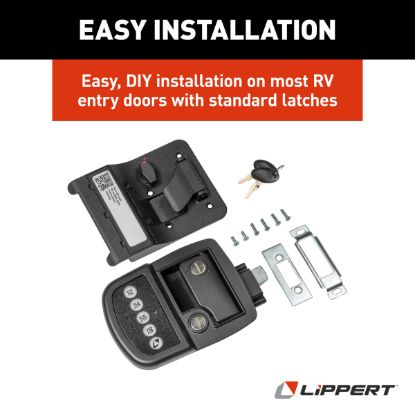 LIPPERT COMP RV BLUETOOTH DOOR LOCK V1 LEFT HAND - 2022114114