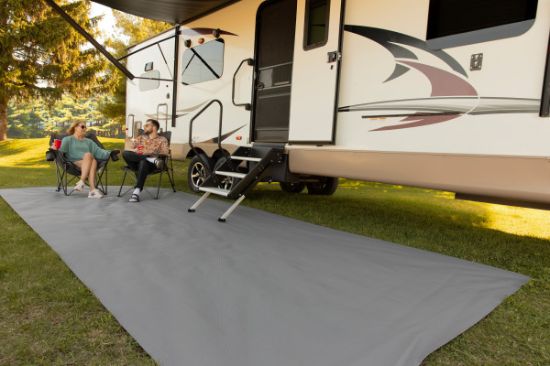 LIPPERT COMP LIPPERT OUTDOOR PATIO RUG - BURGUND - 2022115674